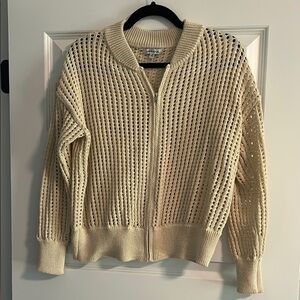 White Birch Cream Chunky Knit Cardigan